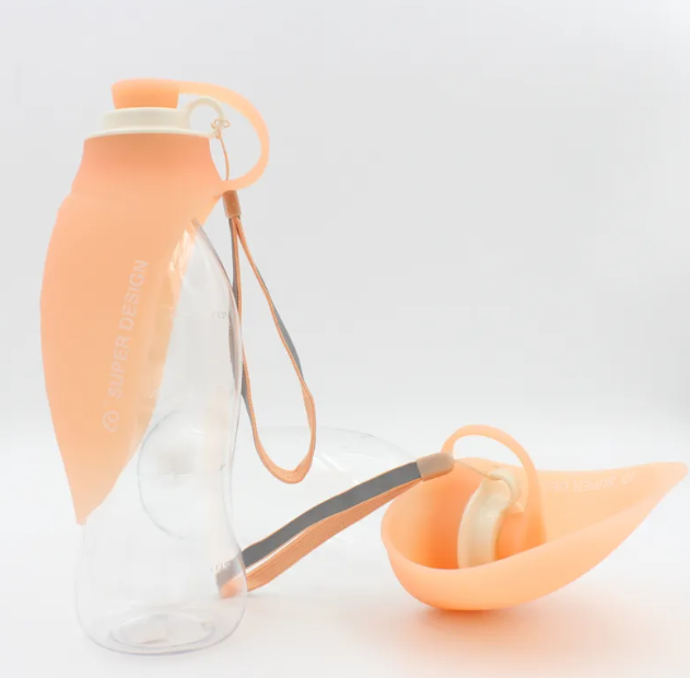 Pet Flip Cup Portable Water Bottle